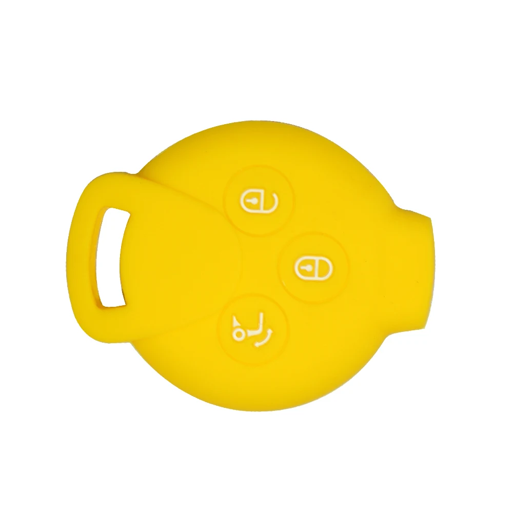 Keyforkess3 pulsanti per Benz Mercedes Smart Fortwo 451 MB City Roadster Silicone Remote Car Key Shell custodia protettiva copertura in gomma - H5c0c43c1a5e541ed9673d25afeeaa1f6l