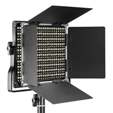 Neewer 3200-5600k bi-color regulável cri 95 660 led luz + u suporte barndoor para estúdio/youtube/fotografia/vídeo ue/au plug
