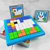 Montessori Mosaic Puzzle Toys Mushroom Nail Puzzle DIY Puzzle Blocks Set Creative Jigsaw Board Children Education Learning Toys 3