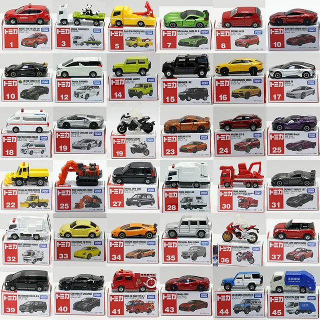 Takara TOMY Tomica Car Diecast Toys Mini Metal Model Car Toys Anime Collection Model Car Classic Children Toys Christmas Gifts 1