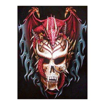 

Magic red dragon Diamond Painting Round Full Drill cartoon animation Nouveaute DIY Mosaic Embroidery 5D Cross Stitch home decor
