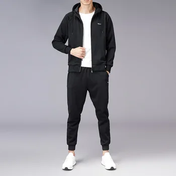 

Suit autumn hot new style sweater suit men's leisure sports two piece fashion fashion hooded print training set