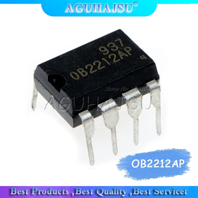 5cs/лот OB2212AP OB2212 0B2212 0B2212AP DIP-8 Высокоточный низкомощный PWM контроллер переключателя