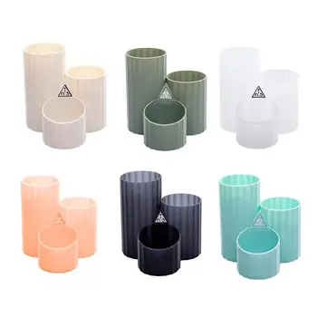 

1pc Multi-function Plastic Desktop Desk Organizer Organizador Escritorio 3 Grid Storage Box Case Organizador Escritorio