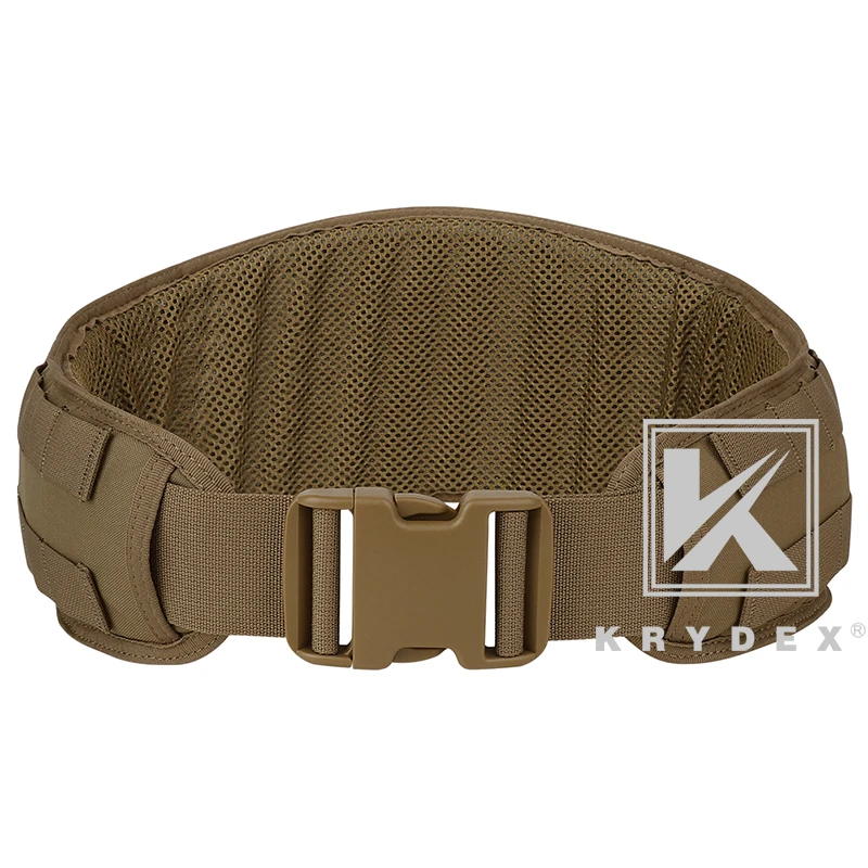 Krydex Tactical Padded Combat Waist Belt Multi Function Molle / Pals