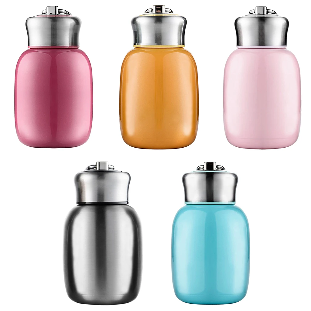 200ml  Stainless Steel Hot Water Cup Double Insulate Mug Vacuum Flask, Keeps Drinks Cold Hot for 8 Hours, BPA Free