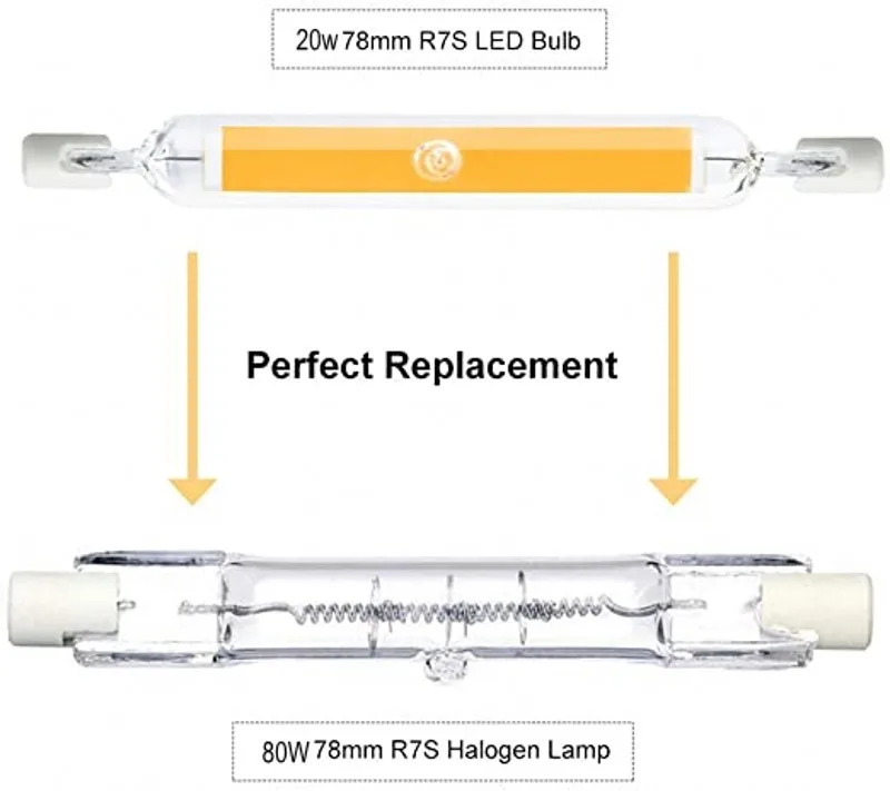 Светодиодная лампа THEBSE R7S 78 мм 15 Вт COB | AliExpress