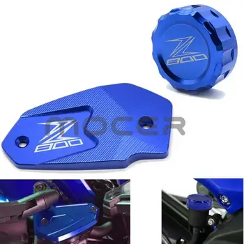 

ANAY For Kawasaki Z800 2013 2014 2015 2016 2017 LOGO Front & Rear Fuel Brake Fluid Reservoir