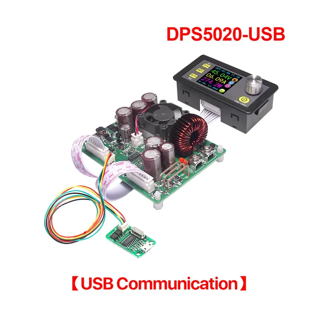 

DPS5020-USB Constant Voltage Current Step-Down Communication 50V 20A LCD Voltmeter Digital Power Supply Voltage Converter
