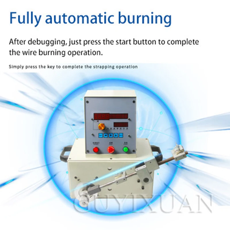 

Fully automatic winding machine for electric strapping machine
