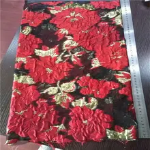 Модная африканская жаккардовая парчовая Ткань 5 ярдов парча ткань для свадьбы DHL05