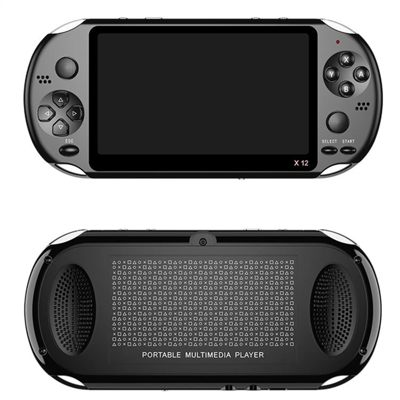 X12 игровые видеоигры портативная игровая консоль для psp Ретро Двойной Рокер Джойстик 5,1 дюймов экран ТВ игровой плеер для SFC/GBA/NES/Bin