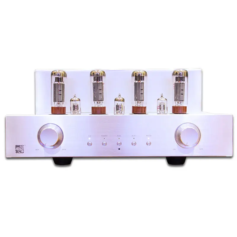 

V32 tube EL34 push-pull amplifier, integrated vacuum tube amplifier, HIFI audio amplifier. Input sensitivity: 320mV
