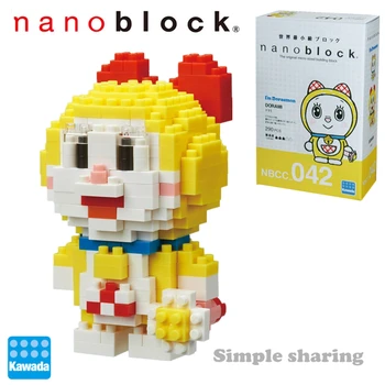 

New Kawada Nanoblock Doraemon Series Dorami NBCC-042 290 Pcs DIY Diamond Building Blocks Mini Micro Bricks Assembly Toys Games