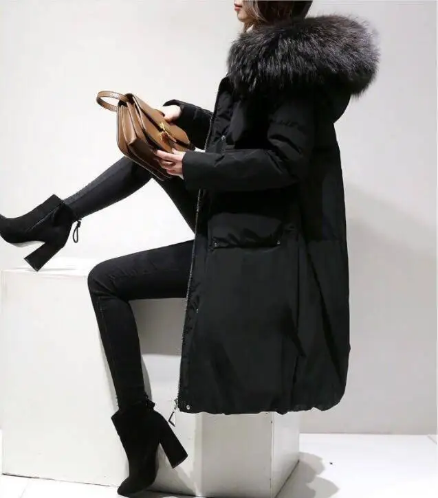 Большие размеры 5XL зимняя женская Свободная Толстая теплая куртка женская куртка с воротником из искусственного меха с капюшоном пуховое хлопковое пальто парки верхняя одежда