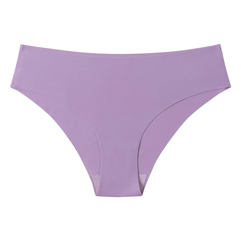 Hot Sale Underwear Women Seamless Laser Cutting Panties High Waist  Traceless Invisible Briefs Women Seamless Panty