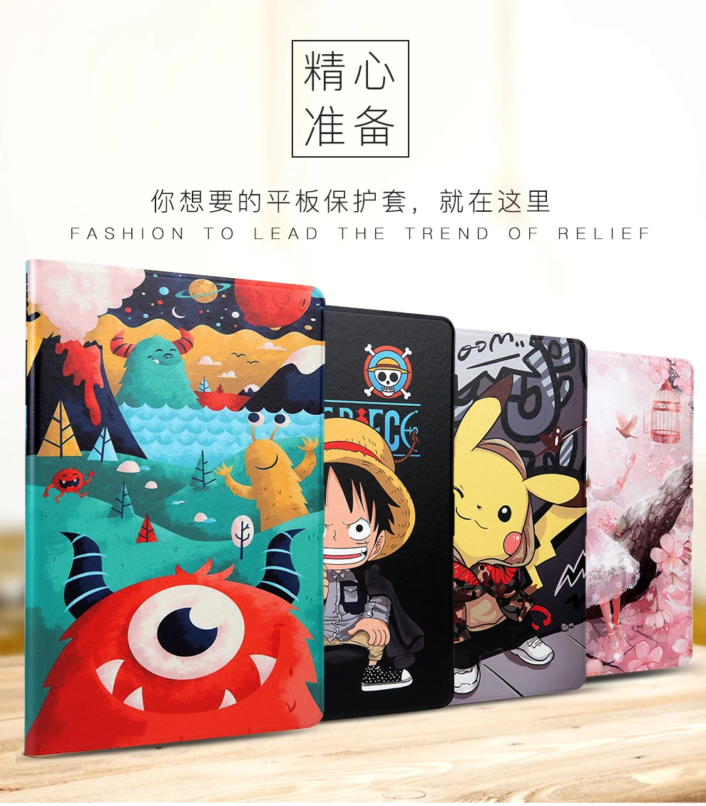 Модный чехол с рисунком для huawei MediaPad T5 10, чехол AGS2-W09 AGS2-L09, AGS2-L03, 10,1 дюймов, чехол для планшета, откидной Чехол из искусственной кожи+ ручка
