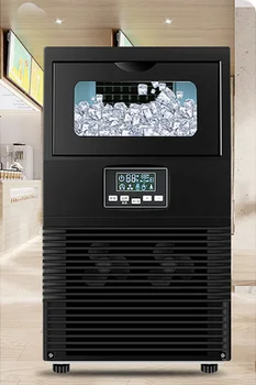 

Electric Square Shape Ice Maker Automatic Portable Block Ice Cube Making Machine For Bar Coffee Shop 40kg/24H WZB-40F/A 200W