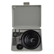 HHO-17 отверстие пилы Набор 19-127 мм металлический круглый резак круглое сверло дерево светильники из сплава