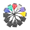 6PCS For Fiat ECUScan Adapter MultiECUScan Color OBD OBD2 Connector ABS Airbag obd2 Scanner Diagnostic Cable For Fiat ECUScan 3
