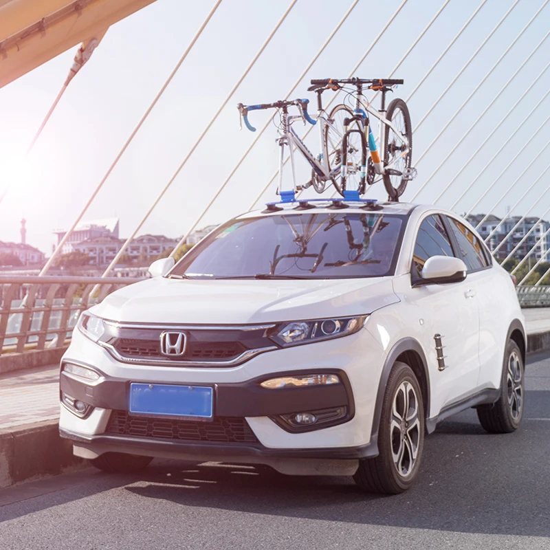 ROCKBROS Bike Bicycle Rack Suction Roof-Top Bike Car Racks Carrier Quick Install Roof Rack MTB Mountain Road Accessory