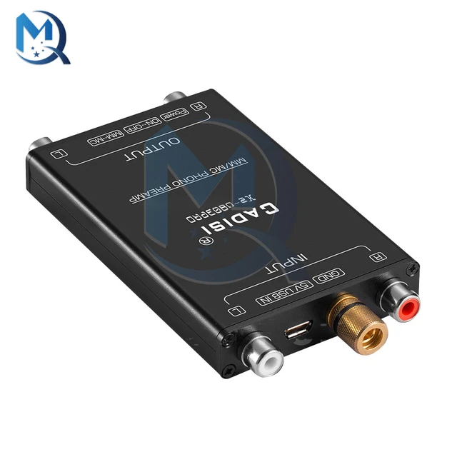 Mini preamplificador Phono, dispositivo de Audio estéreo, 5V, USB