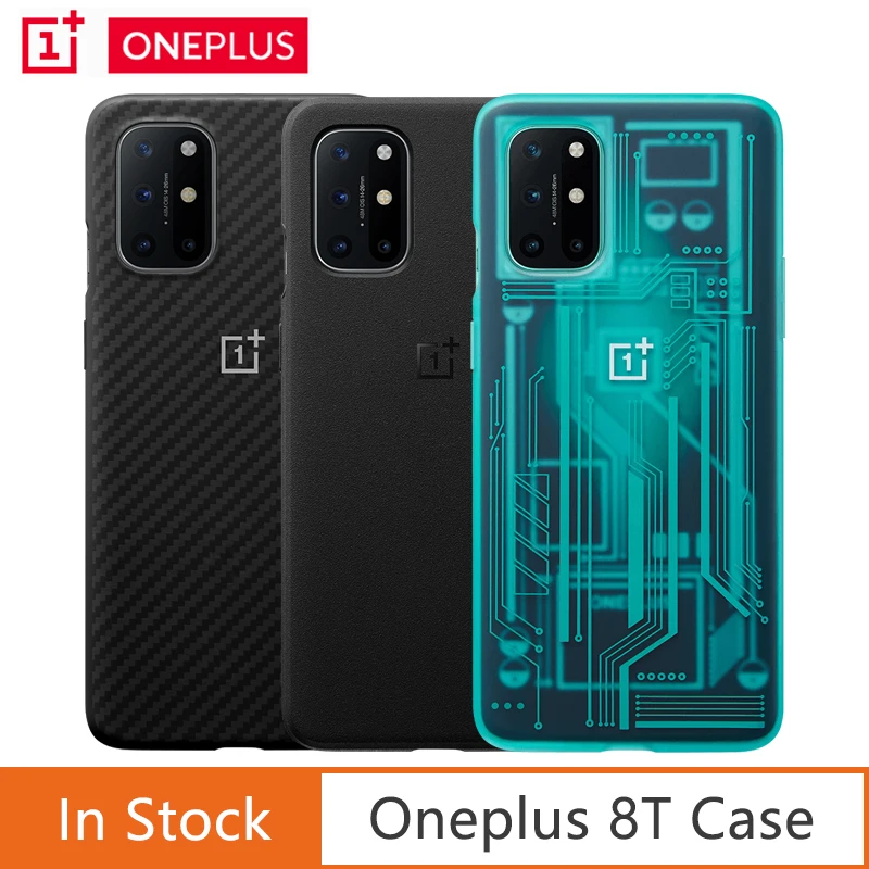 Official Oneplus 8t 9 9r 9 Pro Case Official Protective Cover Karbon