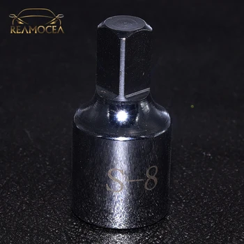 

Reamocea 8mm Metal Auto Car Square Oil Sump Drain Plug Key Tool Remover Fit For Renault Sump Citroen Peugeot Volvo Accessories