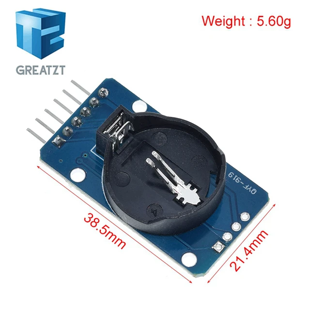 Modulo Orologio RTC AT24C32 - Alta Precisione Con Batteria | Per Arduino E Progetti Elettronici - Foto 6