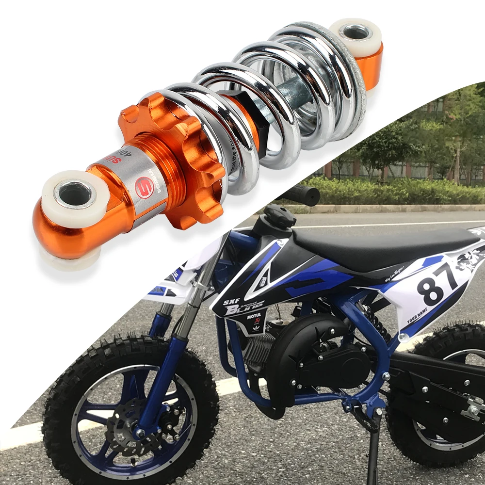 

Damping Pitch 125MM 400LB/IN Moto Accessories For 49cc Mini Trot Motorcycle Shock Absorber Plated Spring