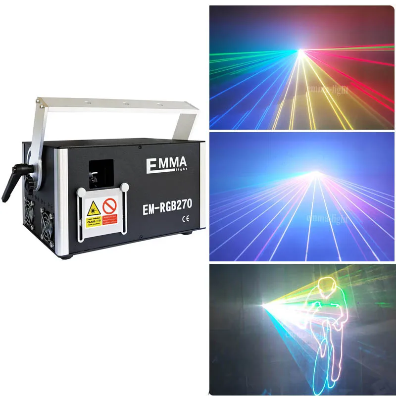 3d rgb лазер 2 Вт dj огни dmx+ ilda+ sd+ 2d+ 3d многоцветный 1 Вт rgb лазерный проектор