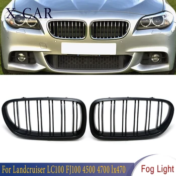 

X-CAR 1 pair Front Grill Grille Gloss Black Kidney Sport Dual Slat For BMW F10 F18 F02 F11 M5 2010 2011 2012 2013 2014 2015