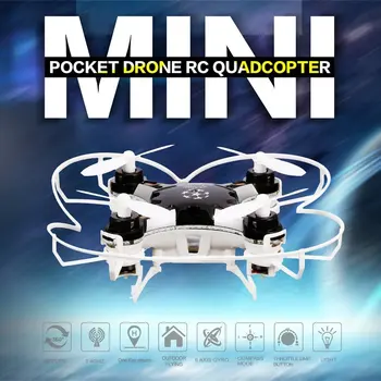 

2019 124 2.4G 4CH Six-axis Gyro Mini Dron Toys 360 Degree Flip Headless Mode One Key Return RC Pocket Quadcopter RT with Light