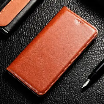 

Crazy Horse Genuine Leather Case For ZTE Axon Axon7 Mini Max C2016 C2017 2017 2018 Mobile Phone Retro Flip Cover Leather Cases