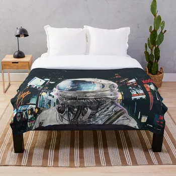 

Night Life Blanket Wool Flannel Plush Blanket Bedspread For office Sherpa Blanket Couch Quilt Cover Travel