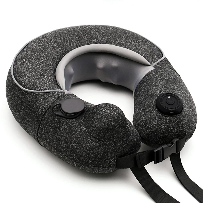

Electric Massage Neck Pillow Headrest Travel Pillow Therapy U-Shaped Pillow Massager for Home Office Rest