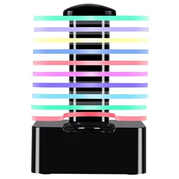 

Bluetooth Speaker Multifunction Fashion Boombox Led atmosphere lamp Colorful Light Outdoor Camping Portable Speaker EY263