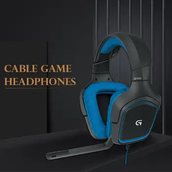 

Logitech G430 7.1 Surround Game Stereo USB Cable Headset Adjustable Noise Reduction Rotary Headset w/Mic for PC/ PUBG Headphone
