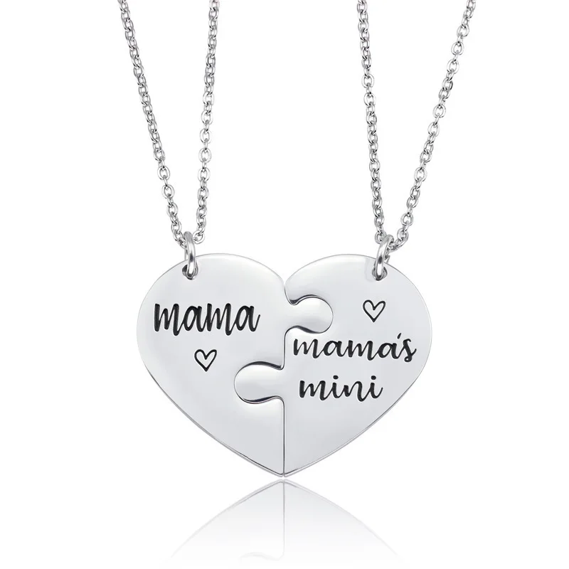 Heart Matching Necklace Set for 2 