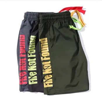 

New Summer Beach Shorts Men's Quick-Dry Casual Beach Shorts Men's Board Shorts Elastic Waist High Quality Solid Color