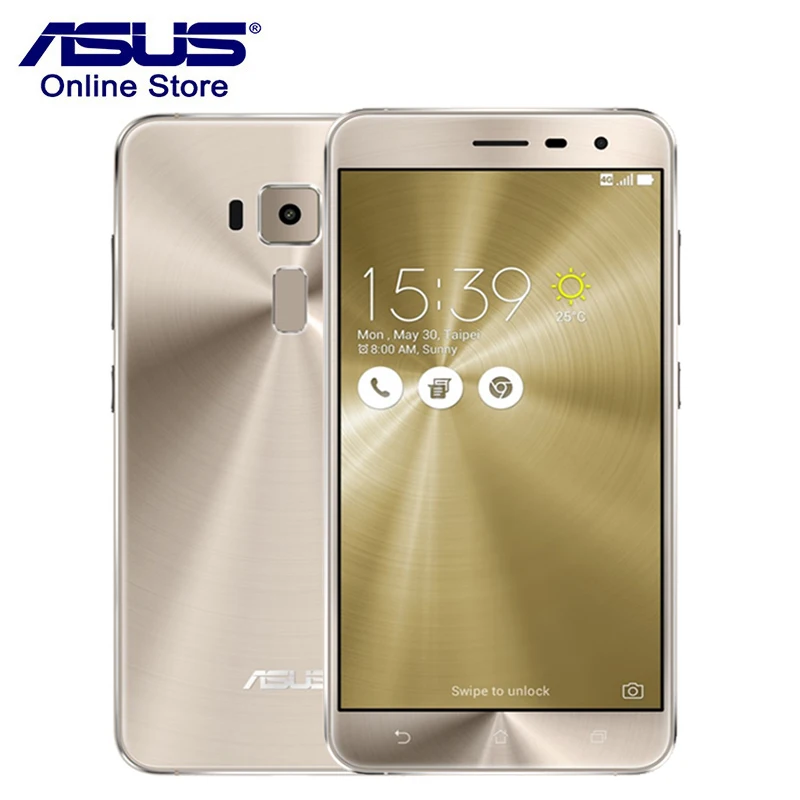 Asus ZenFone 3 ZE552KL смартфон с 5 дюймовым дисплеем восьмиядерным процессором Qualcomm 625 ОЗУ