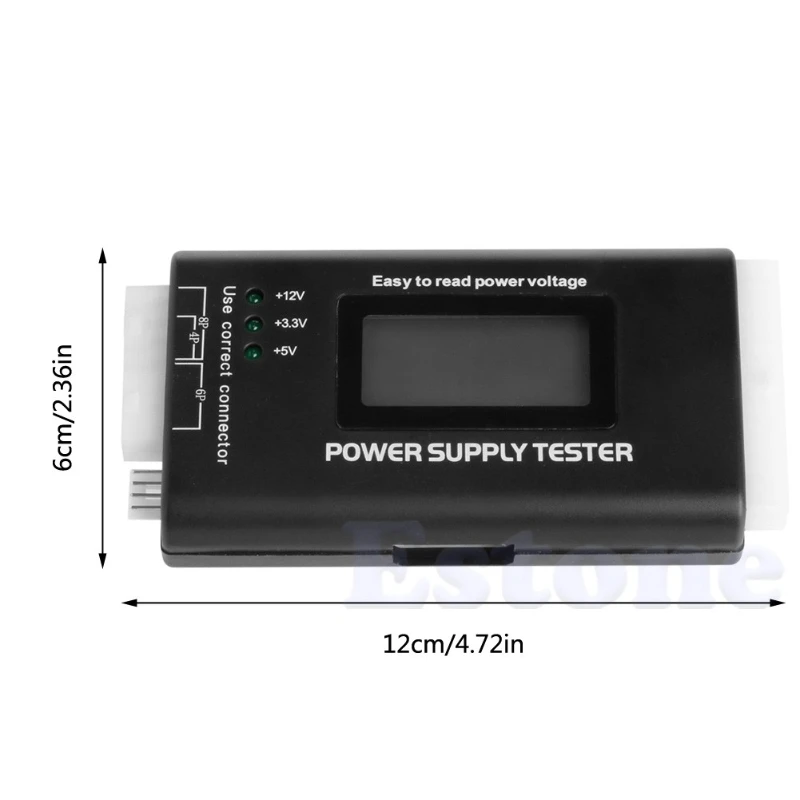 1 шт. ЖК-компьютер 20/24 Pin 4 PSU ATX BTX ITX SATA HDD Тестер питания