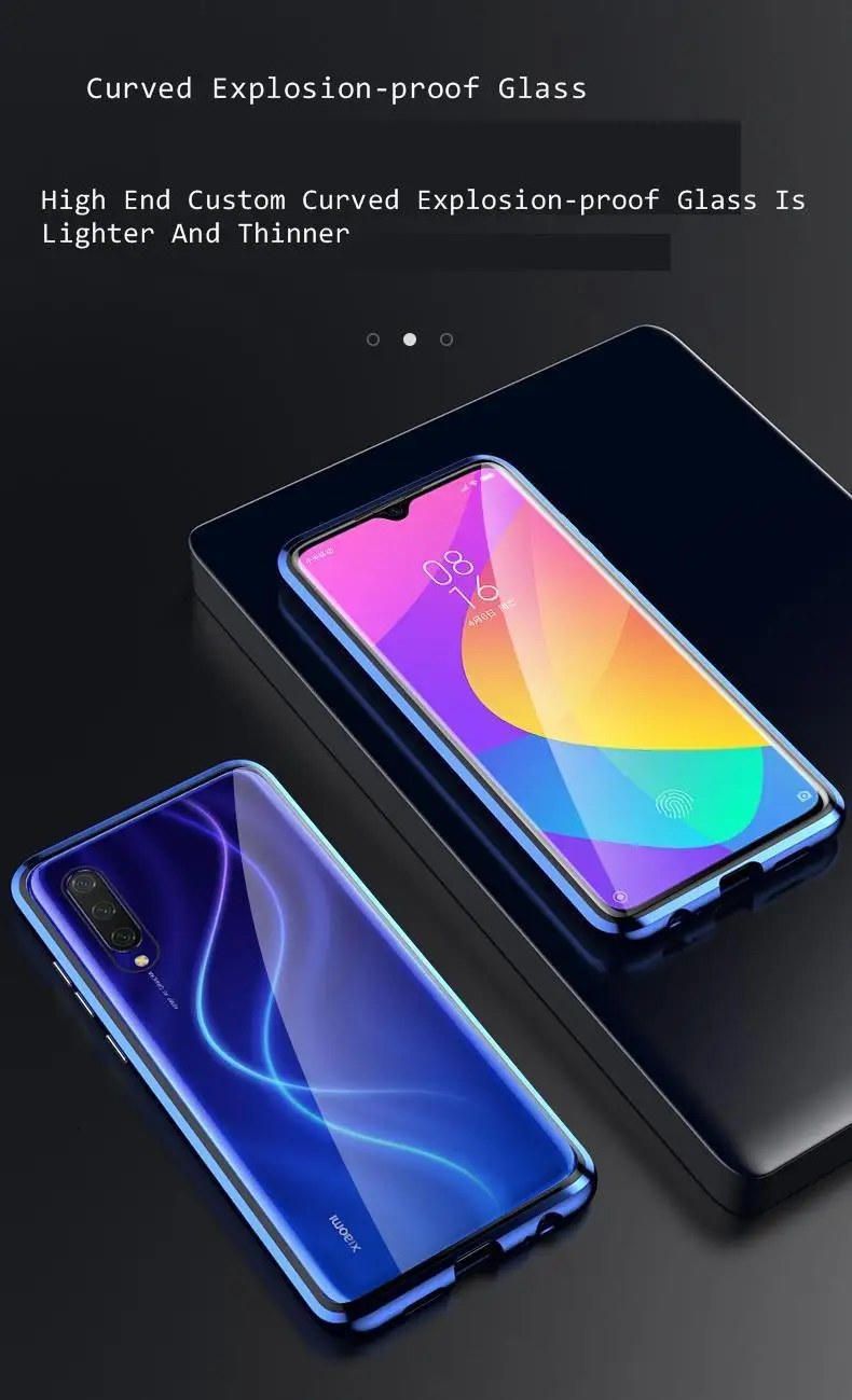 Чехол для телефона для Xiaomi mi Note 10 чехол Роскошный двойной задний передний Магнитный стеклянный полный Чехол для mi 9 CC9 Note 10 Pro Lite чехол