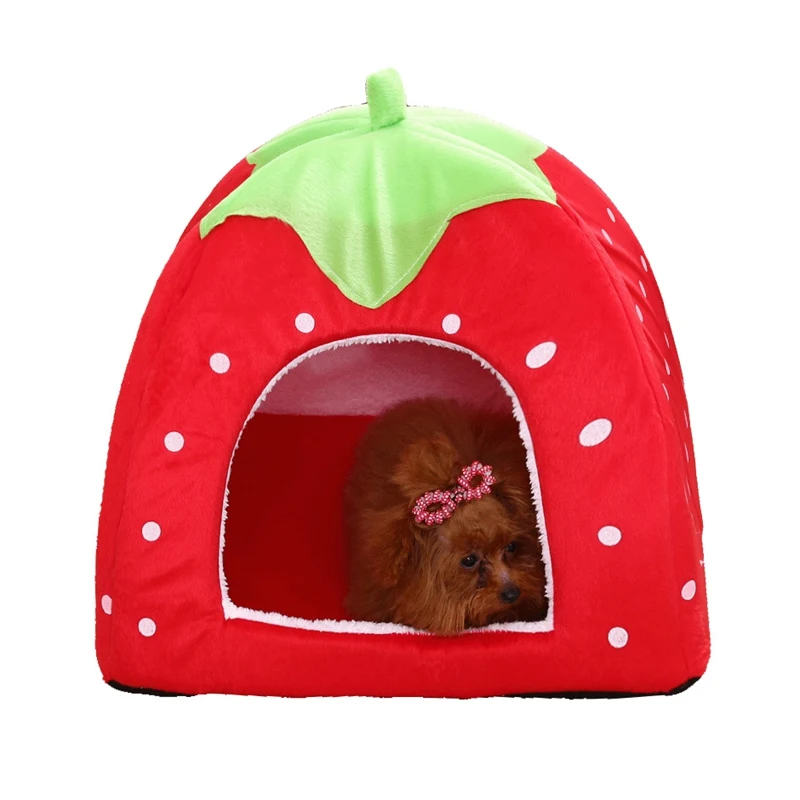 

2019 Hot Dog House Fruit Shape Nest Bed for Puppy Cat Breathable Dog Kennel Comfortable Puppy Supplies Durable Pet Product