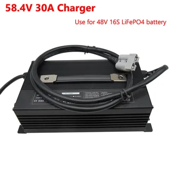 

2000W 48V 30A LiFePO4 Battery Charger 58.4V 30A Used for 48V 16S LiFePO4 RV EV power battery pack