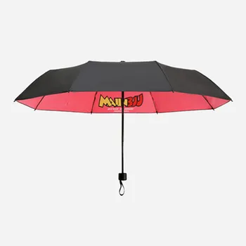 

Three Bone Folding Umbrella Anime Dragon Ball Majin Buu Last BOSS Couple Models Sunshade Sun Umbrella Collect Model Toy M2477