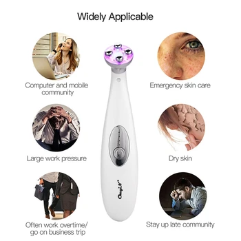 

RF&EMS Radio Mesotherapy Electroporation Face Beauty Pen Radio Frequency LED Photon Face Skin Rejuvenation Remover Wrinkle P46