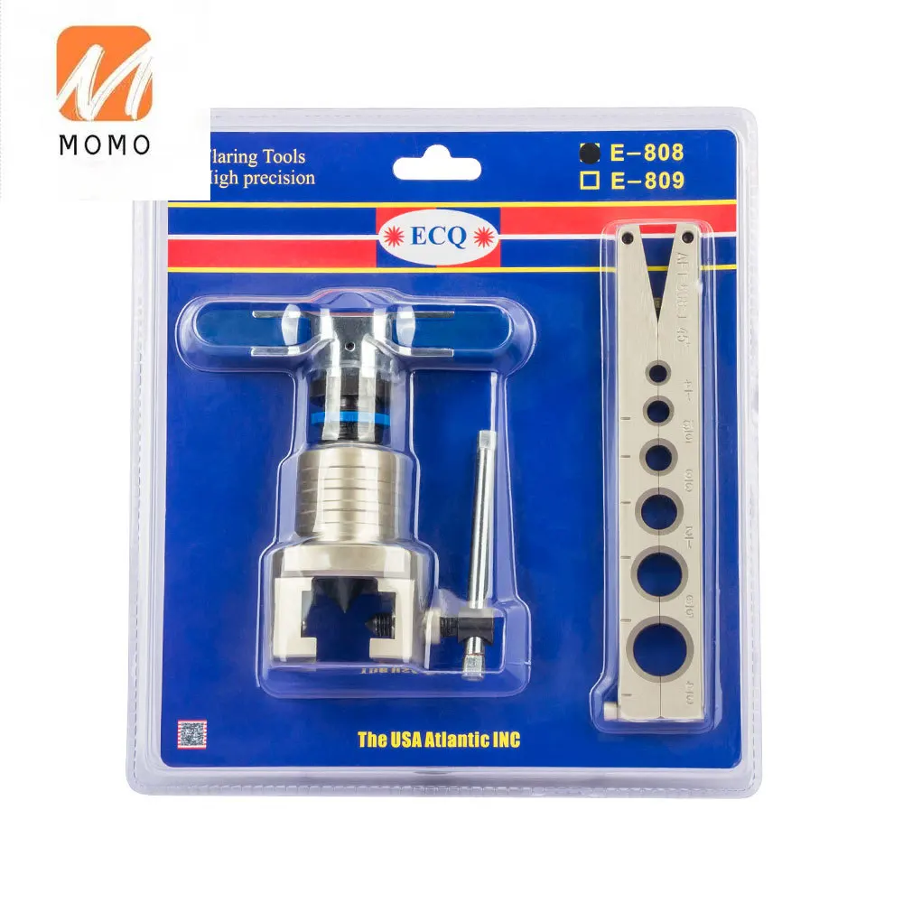 

copper tube Flaring Tool kit E-808 with Blister card packing refrigeration flaring tool kit Extension tool