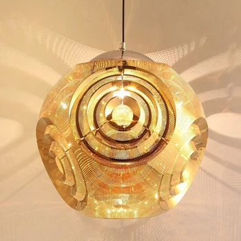 

Sale Simple Stainless Steel Ball Style Modern dixon LED Pendant Light Loft Hanging Pendant Lamps Hanglamp Interior Lighting Home