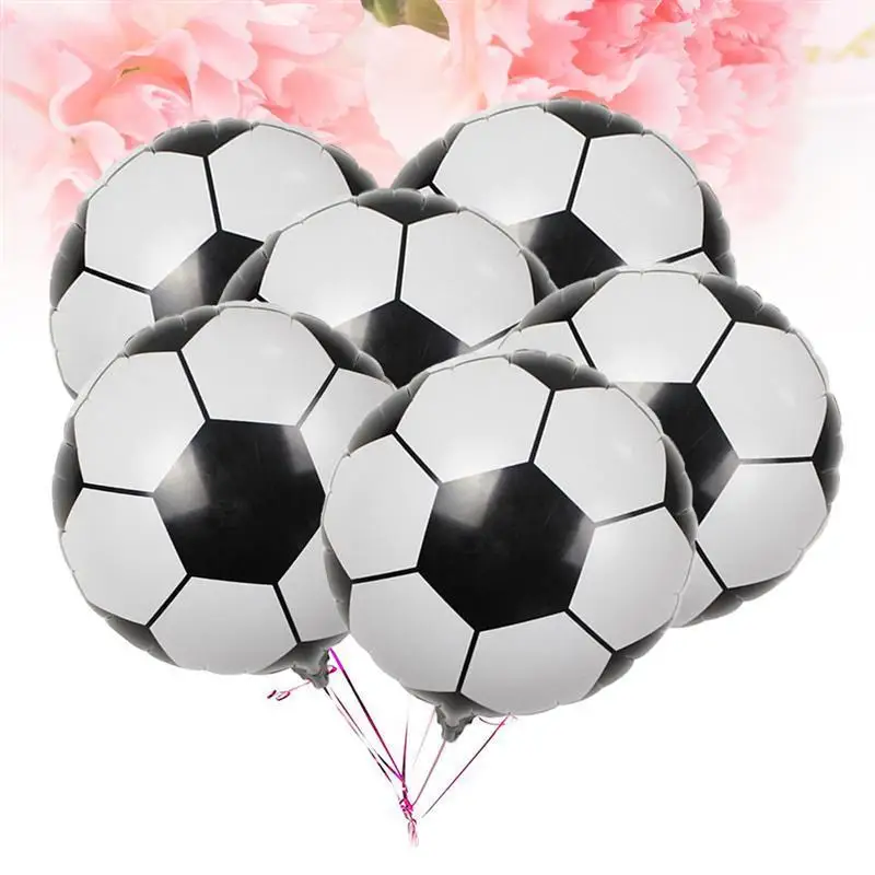 5 pièces 18 pouces Football feuille d'aluminium ballon Football